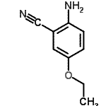 structure of CAS# 549488-78-0, 2-Amino-5-Ethoxybenzonitrile;2-amino-5-ethoxybenzonitrile