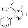 structure of CAS# 54952-71-5, 5-Methyl-3-Phenyl-1H-Pyrazole-4-Carboxylic Acid;1H-pyrazole-4-carboxylic acid, 5-methyl-3-phenyl-;3-methyl-5-phenyl-1H-pyrazole-4-carboxylic acid;3-METHYL-5-PHENYL-1H-PYRAZOLE-4-CARBOXYLICACID