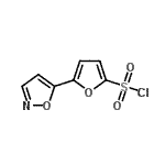 CAS 登录号：551930-54-2， 5-(1,2-恶唑-5-基)-2-呋喃磺酰氯