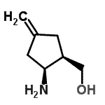 CAS 登录号：551936-56-2， [(1R,2S)-2-氨基-4-亚甲基环戊基]甲醇