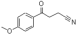 结构式 CAS# 55234-56-5, 4-(4-甲氧基苯基)-4-氧代丁腈