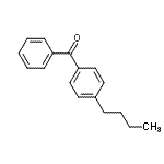 structure of CAS# 55363-57-0, (4-Butylphenyl)(Phenyl)Methanone;4-n-Butylbenzophenone