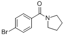 结构式 CAS# 5543-27-1, (4-溴苯基)(吡咯烷-1-基)甲酮