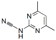 structure of CAS# 55474-90-3, (4,6-Dimethylpyrimidin-2-Yl)Cyanamide;(4,6-Dimethyl-2-Pyrimidinyl)Cyanamide;4,6-Dimethyl-Pyrimidin-2-Yl-Cyanamide;Bas 00189708