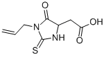 structure of CAS# 55523-05-2, (1-Allyl-5-Oxo-2-Thioxo-Imidazolidin-4-Yl)-Acetic Acid;2-[(4R)-1-Allyl-5-Oxo-2-Thioxo-Imidazolidin-4-Yl]Acetate;2-[(4R)-1-Allyl-5-Oxo-2-Thioxo-4-Imidazolidinyl]Acetate;2-[(4R)-1-Allyl-5-Keto-2-Thioxo-Imidazolidin-4-Yl]Acetate