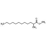structure of CAS# 55554-08-0, Methyl 2-Methyldodecanoate;M-4120;Methyl 2-methyldodecanoate #