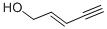 structure of CAS# 5557-88-0, 2-Penten-4-Yn-1-Ol;Pent-2-En-4-Yn-1-Ol;Nsc35152