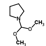 CAS#: 5564-73-8， 1-(Dimethoxymethyl)Pyrrolidine