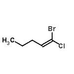 CAS 登录号：55683-03-9， (1Z)-1-溴-1-氯-1-戊烯