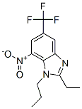 CAS 登录号：55702-44-8， 2-乙基-7-硝基-1-丙基-5-(三氟甲基)-1H-苯并咪唑