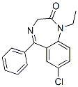 CAS#: 5571-65-3， N-Ethylnordiazepam