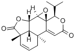 CAS 登录号：55786-36-2， (1aR,10abeta,10balpha)-2beta-异丙基-5balpha,8abeta-二甲基-8bbeta,9,10a,10b-四氢-4H,6H-呋喃并[2',3',4':4,5]环氧乙烷并[2,3]萘并[2,1-c]吡喃-4,9-二酮