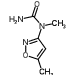 CAS 登录号：55807-48-2， 1-甲基-1-(5-甲基-1,2-恶唑-3-基)脲
