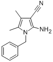 structure of CAS# 55817-72-6, 2-Amino-1-Benzyl-4,5-Dimethyl-1H-Pyrrole-3-Carbonitrile;2-Amino-4,5-Dimethyl-1-(Phenylmethyl)-3-Pyrrolecarbonitrile;2-Amino-1-(Benzyl)-4,5-Dimethyl-Pyrrole-3-Carbonitrile;Zinc03883219