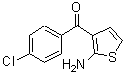 CAS 登录号：55865-51-5， (2-氨基-3-噻吩基)(4-氯苯基)甲酮