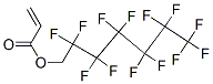 structure of CAS# 559-11-5, 2,2,3,3,4,4,5,5,6,6,7,7,7-Tridecafluoroheptyl Acrylate;Prop-2-Enoic Acid 2,2,3,3,4,4,5,5,6,6,7,7,7-Tridecafluoroheptyl Ester;Acrylic Acid 2,2,3,3,4,4,5,5,6,6,7,7,7-Tridecafluoroheptyl Ester;1,1-Dihydroperfluoroheptyl Acrylate