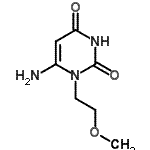 CAS#: 56075-76-4， 6-Amino-1-(2-Methoxyethyl)-2,4(1H,3H)-Pyrimidinedione