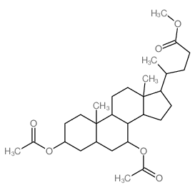 CAS 登录号：56085-34-8， 3alpha,7alpha-二(乙酰氧基)胆烷-24-酸甲酯