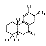 CAS#: 561-95-5， 12-Hydroxy-13-Methylpodocarpa-8,11,13-Trien-7-One