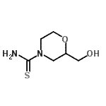 CAS 登录号：561013-24-9， 2-(羟基甲基)-4-吗啉硫代甲酰胺