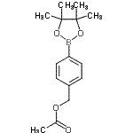 structure of CAS# 562098-08-2, 4-(4,4,5,5-Tetramethyl-1,3,2-Dioxaborolan-2-Yl)Benzyl Acetate;[562098-08-2];4-(Acetoxymethyl)benzene boronic acid pinacol ester;4-(Acetoxymethyl)benzeneboronic acid pinacol ester