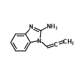 CAS 登录号：56313-76-9， 1-丙二烯基-1H-苯并咪唑-2-胺