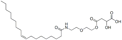 CAS 登录号：56381-65-8， [(Z)-2-[2-[(1-氧代-9-十八碳烯基)氨基]乙氧基]乙基]马来酸氢酯