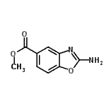 structure of CAS# 56388-02-4, Methyl 2-Amino-1,3-Benzoxazole-5-Carboxylate;methyl 2-aminobenzo[d]oxazole-5-carboxylate