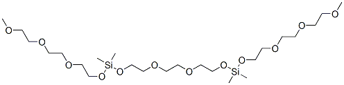 CAS 登录号：56408-81-2， 12,12,23,23-四甲基-2,5,8,11,13,16,19,22,24,27,30,33-十二氧杂-12,23-二硅杂三十四烷