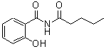 结构式 CAS# 56429-73-3, 2-羟基-N-戊酰苯甲酰胺