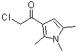 structure of CAS# 565195-14-4, 2-Chloro-1-(1,2,5-Trimethyl-1H-Pyrrol-3-Yl)Ethanone;2-Chloro-1-(1,2,5-trimethyl-1H-pyrrol-3-;2-Chloro-1-(1,2,5-trimethyl-1H-pyrrol-3-yl)-ethanone;2-chloro-1-(1,2,5-trimethylpyrrol-3-yl)ethan-1-one