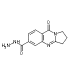 CAS 登录号：565206-94-2， 9-氧代-1,2,3,9-四氢吡咯并[2,1-b]喹唑啉-6-甲酰肼