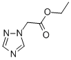 structure of CAS# 56563-01-0, Ethyl 2-(1H-1,2,4-Triazol-1-Yl)Acetate;ETHYL 2-(1H-1,2,4-TRIAZOLE-1-YL)ACETIC ACID;ETHYL-2-(1H-1,2,4-TRIAZOLE-1-YL)ACETATE;ETHYL 2-(1H-1,2,4-TRIAZOL-1-YL)ACETATE