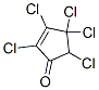 结构式 CAS# 5659-47-2, 2,3,4,4,5-五氯环戊-2-烯-1-酮