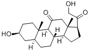 CAS#: 566-02-9， Allopregnane-3beta,21-Diol-11,20-Dione