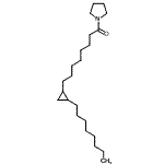 CAS 登录号：56630-59-2， 8-(2-辛基环丙基)-1-(1-吡咯烷基)-1-辛酮