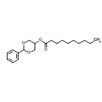 CAS 登录号：56630-72-9， 2-苯基-1,3-二恶烷-5-基癸酸酯