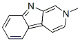 structure of CAS# 5667-11-8, 2-Methyl-9H-pyrido[3,4-b]indolium iodide;2-Methyl-4Ah-$B-Carbolin-9-Ium Iodide;2-Menh;2-Methylnorharman