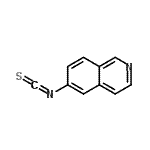 CAS 登录号：566944-19-2， 6-异硫氰酸基异喹啉