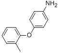 structure of CAS# 56705-83-0, 4-(2-Methylphenoxy)-Benzenamine;[4-(2-Methylphenoxy)Phenyl]Amine;4-(O-Tolyloxy)Aniline