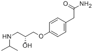 structure of CAS# 56715-13-0, (+)-4-[2-Hydroxy-3-[(1-Methylethyl)-Amino]Propoxy]Benzeneacetamide;2-[4-[(2R)-2-Hydroxy-3-(Isopropylamino)Propoxy]Phenyl]Acetamide;2-[4-[(2R)-2-Hydroxy-3-(Propan-2-Ylamino)Propoxy]Phenyl]Ethanamide;(R)-()-Atenolol