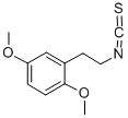 结构式 CAS# 56771-74-5, 2,5-二甲氧基苯乙基异硫氰酸酯