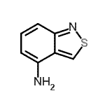 structure of CAS# 56910-92-0, 2,1-Benzothiazol-4-Amine;2,1-Benzisothiazol-4-amine;2,1-Benzothiazol-4-amin;2,1-Benzothiazol-4-amine