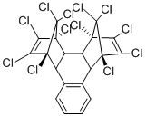 structure of CAS# 5696-92-4, Naphthalene-Bis(Hexachlorocyclopentadiene) Adduct;1,2,3,4,5,6,7,8,13,13,14,14-Dodecachloro-1,4,4A,4B,5,8,8A,12B-Octahydro-1,4:5,8-Dimethanotriphenylene;1,4:5,8-Dimethanotriphenylene, 1,2,3,4,5,6,7,8,13,13,14,14-Dodecachloro-1,4,4A,4B,5,8,8A,12B-Octahydro-
