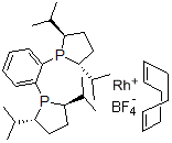 structure of CAS# 569650-64-2, (+)-1,2-Bis((2R,5R)-2,5-Di-Iso-Propylphospholano)Benzene)1,5-Cyclooctadiene)Rhodium (I) Tetrafluoroborate;(+)-1,2-Bis((2R,5R)-2,5-Di-I-Propylphospholano)Benzene(1,5-Cyclooctadiene)Rhodium (I) Tetrafluoroborate, Min. 98% (R,R)-I-Pr-DUPHOS-Rh;(+)-1,2-Bis((2R,5R)-2,5-Di-I-Propylphospholano)Benzene)1,5-Cyclooctadiene)Rhodium(I)Tetrafluoroborate,Min.98%(R,R)-I-Pr-DUPHOS-Rh;(+)-1,2-BIS((2R,5R)-2,5-DI-I-PROPYLPHOSPHOLANO)BENZENE)1,5-CYCLOOCTADIENE)RHODIUM (I) TETRAFLUOROBORATE