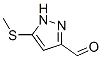 CAS#: 569657-30-3， 5-(Methylthio)-1H-Pyrazole-3-Carboxaldehyde