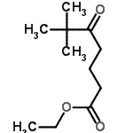 structure of CAS# 569685-78-5, Ethyl 6,6-Dimethyl-5-Oxo-Heptanoate;Ethyl 6,6-dimethyl-5-oxoheptanoate;MFCD01320335