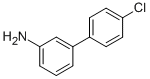 structure of CAS# 56970-11-7, 4'-Chloro-Biphenyl-3-Ylamine;(4'-Chlorobiphenyl-3-Yl)Amine(SALTDATA: Hcl);4'-CHLORO[1,1'-BIPHENYL]-3-AMINE;4'-CHLORO-BIPHENYL-3-YLAMINE