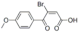 CAS 登录号：5711-40-0， (E)-3-溴-4-氧代-4-(4-甲氧基苯基)丁-2-烯酸