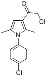 structure of CAS# 571159-05-2, 2-Chloro-1-[1-(4-Chlorophenyl)-2,5-Dimethyl-1H-Pyrrol-3-Yl]-1-Ethanone;1-ETHANONE, 2-CHLORO-1-[1-(4-CHLOROPHENYL)-2,5-DIMETHYL-1H-PYRROL-3-YL]-;2-CHLORO-1-[1-(4-CHLOROPHENYL)-2,5-DIMETHYL-1H-PYRROL-3-YL]-1-ETHANONE;2-CHLORO-1-[1-(4-CHLOROPHENYL)-2,5-DIMETHYL-1H-PYRROL-3-YL]ETHANONE